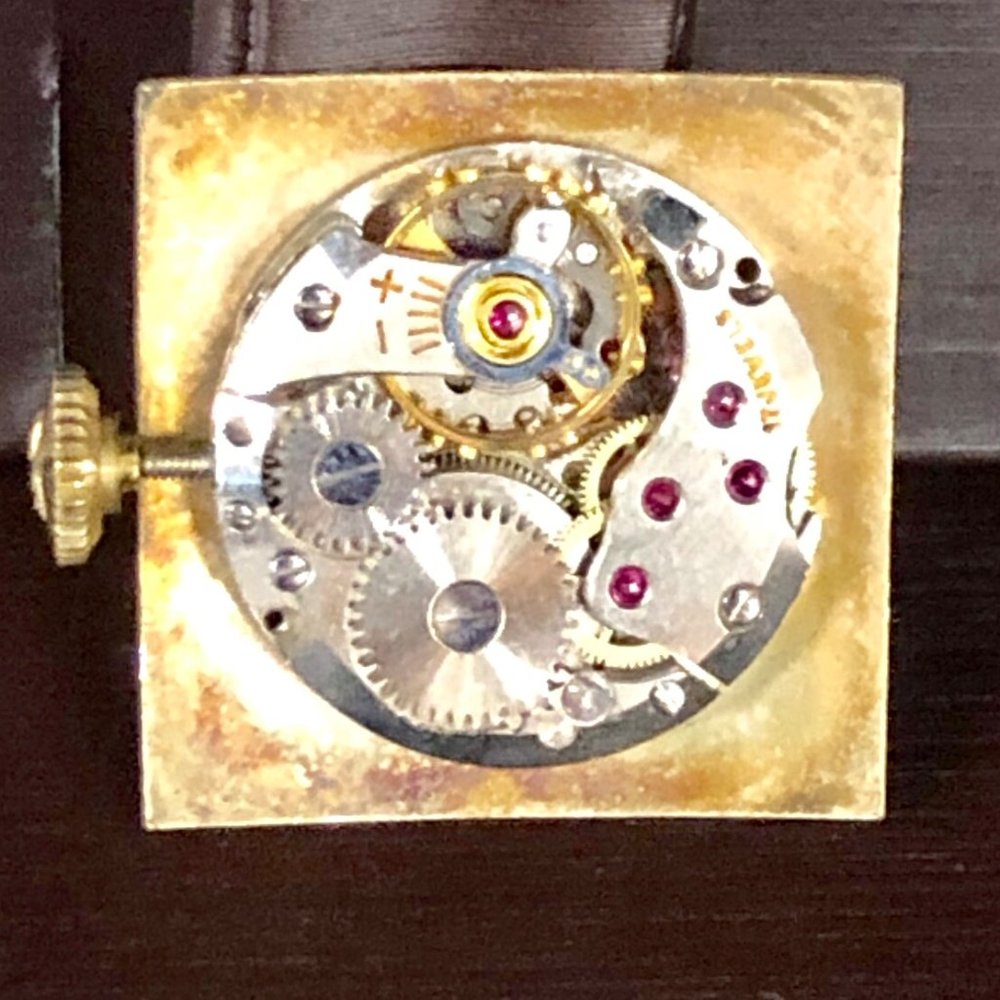 Vintage Estate Nicolet Watch 17 Jewels Hand Winding Movement Watch for Parts